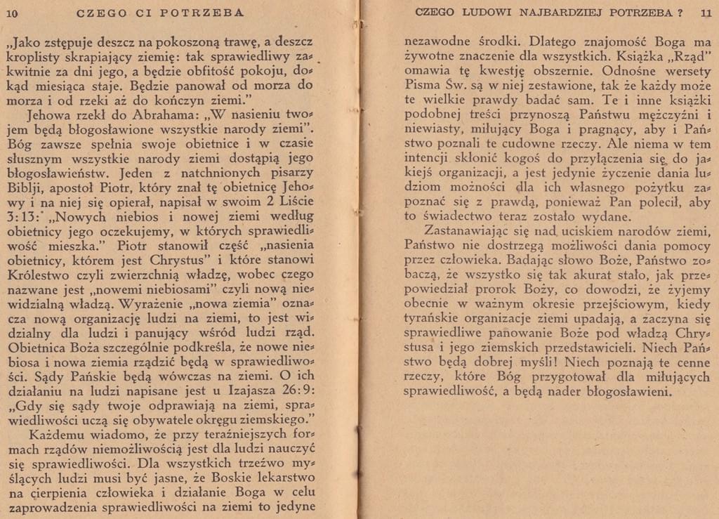 Czego ci potrzeba