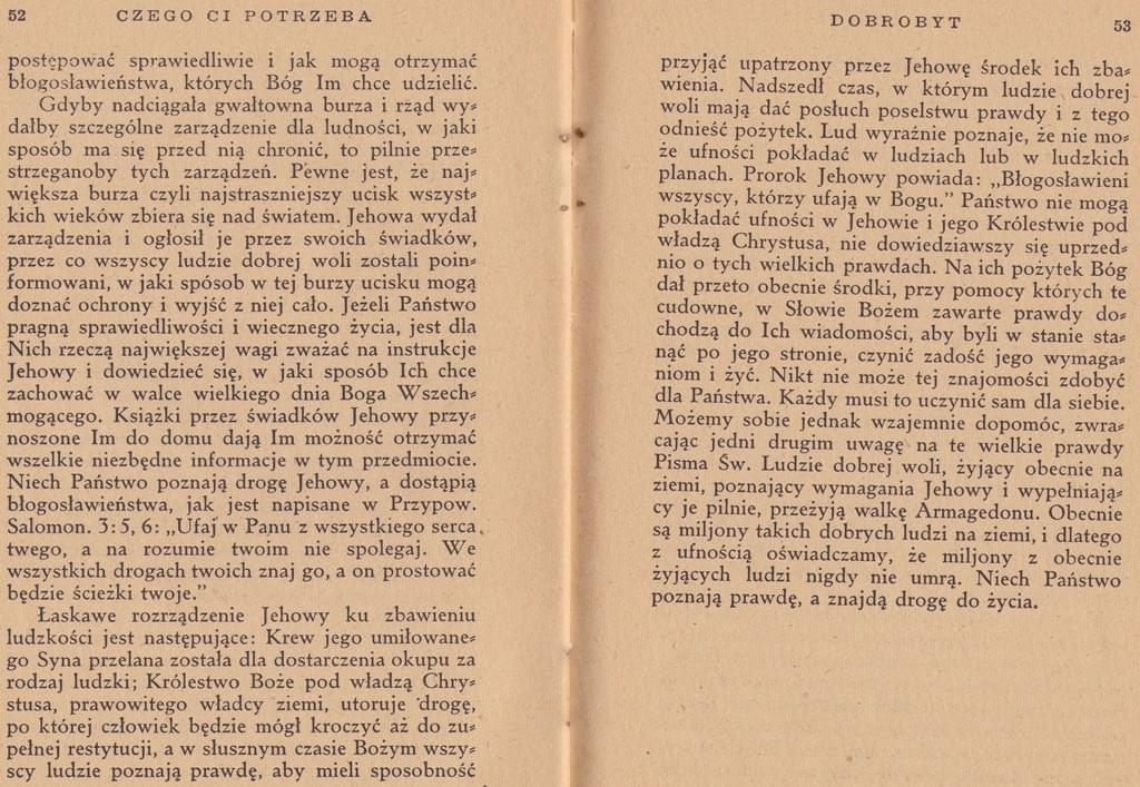 Czego ci potrzeba