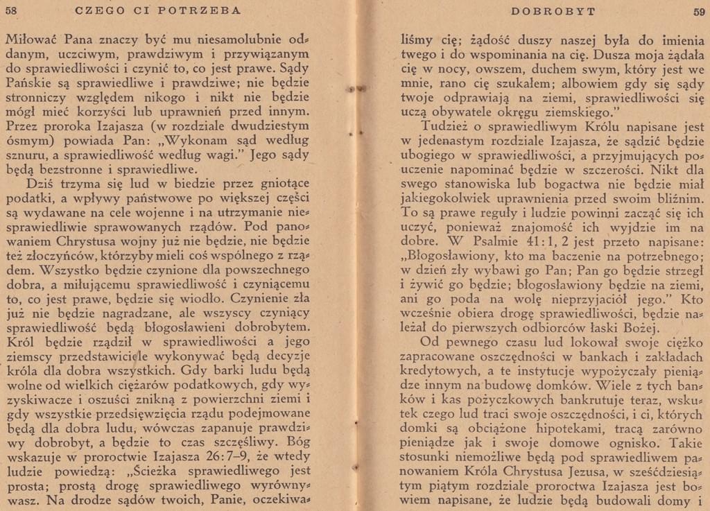 Czego ci potrzeba