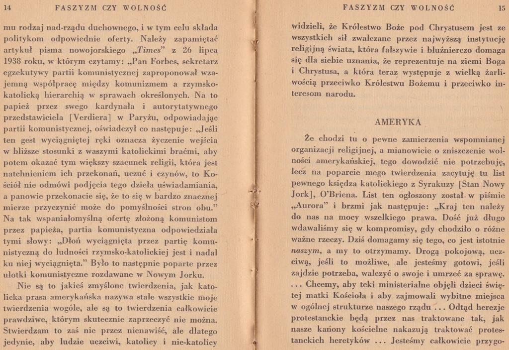 Faszyzm czy wolność