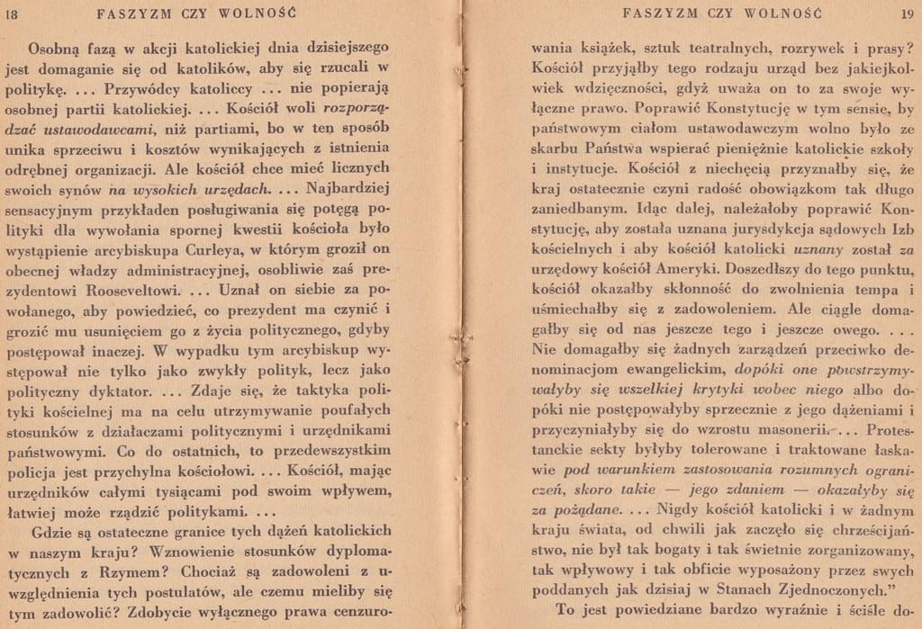 Faszyzm czy wolność