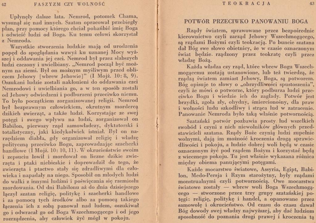 Faszyzm czy wolność