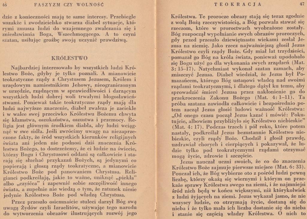 Faszyzm czy wolność