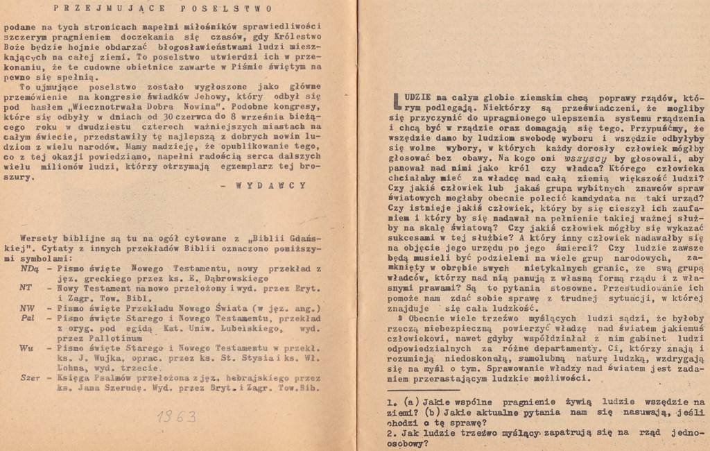 Gdy Bóg będzie Królem nad całą ziemią