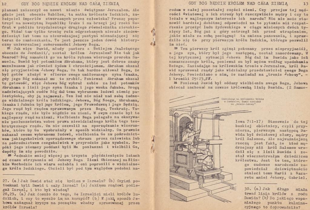 Gdy Bóg będzie Królem nad całą ziemią