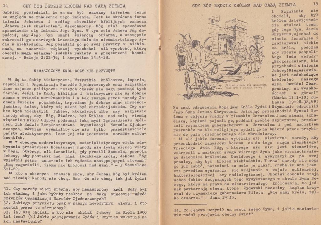 Gdy Bóg będzie Królem nad całą ziemią