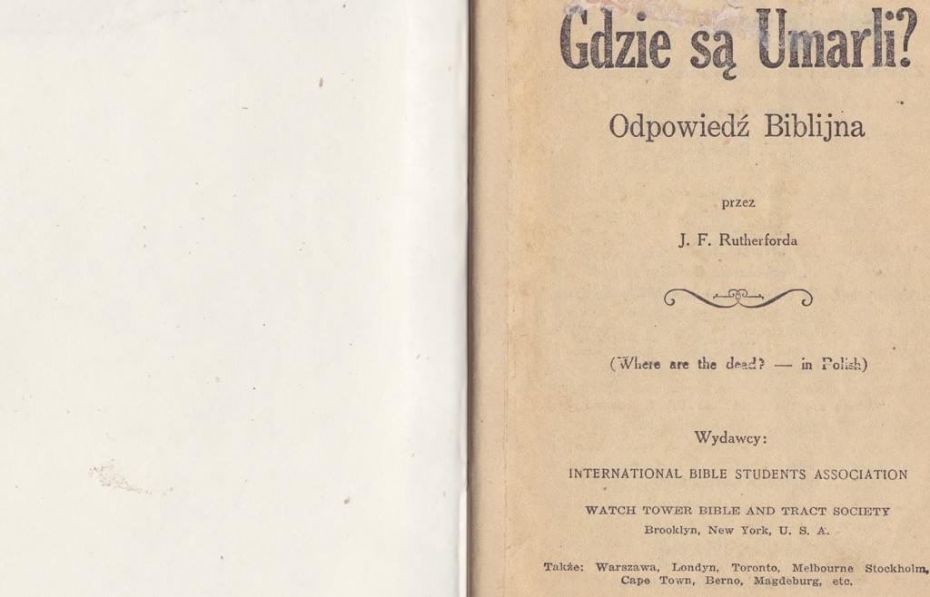 Gdzie są umarli