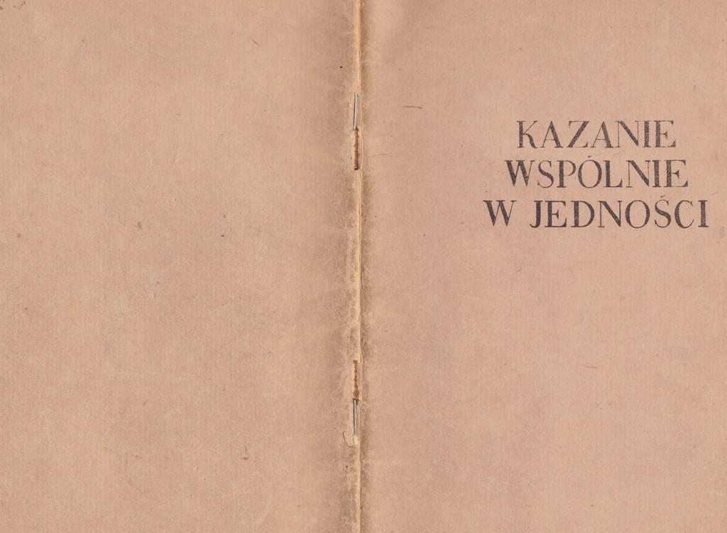 Kazanie wspólnie w jedności