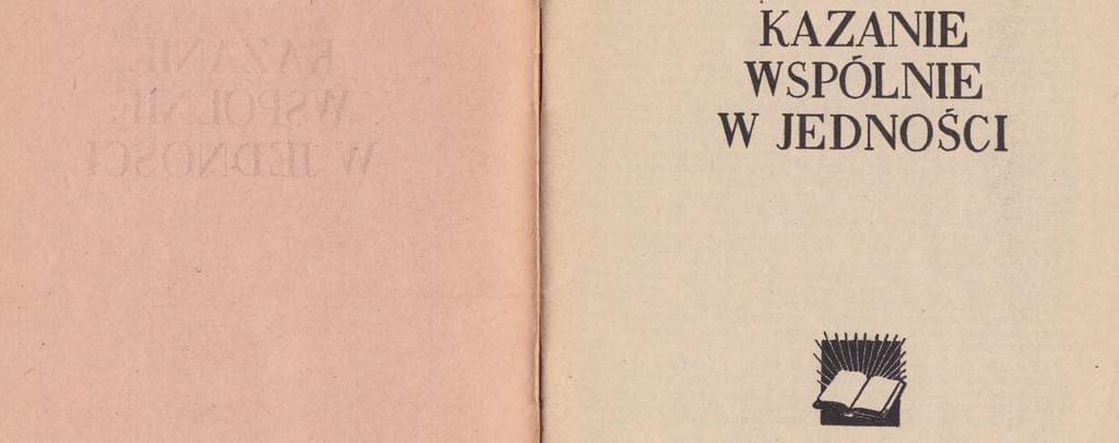 Kazanie wspólnie w jedności