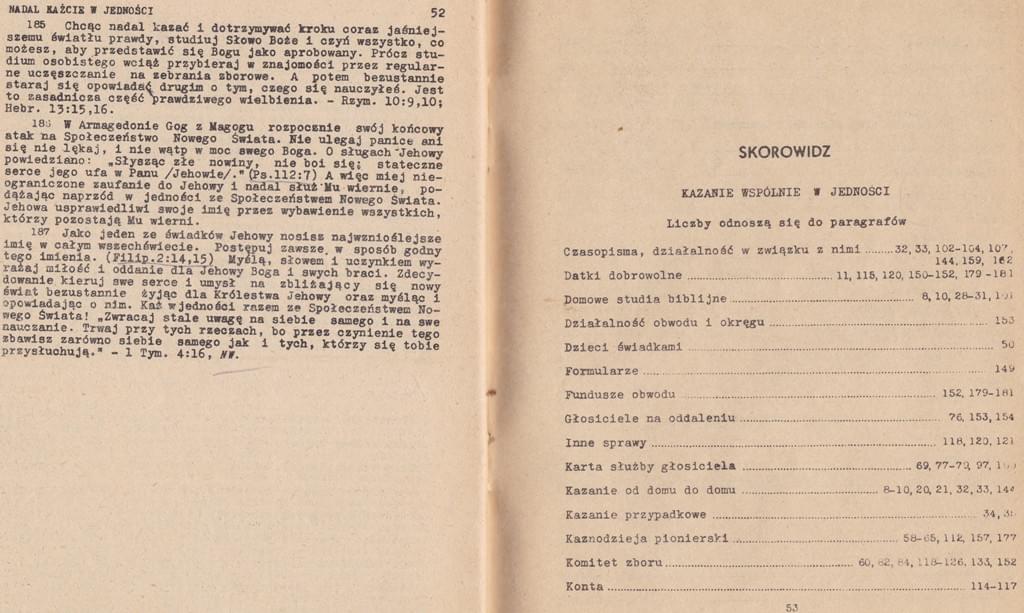 Kazanie wspólnie w jedności