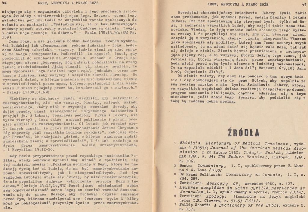 Krew, medycyna a prawo Boże