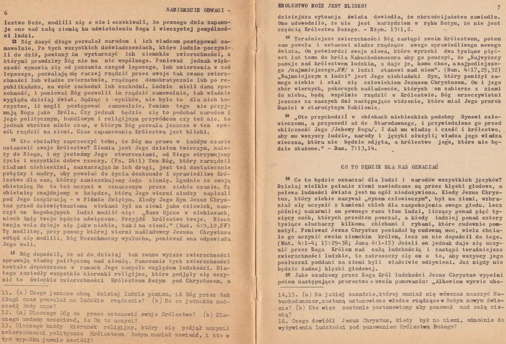 Nabierzcie odwagi Królestwo Boże jest blisko