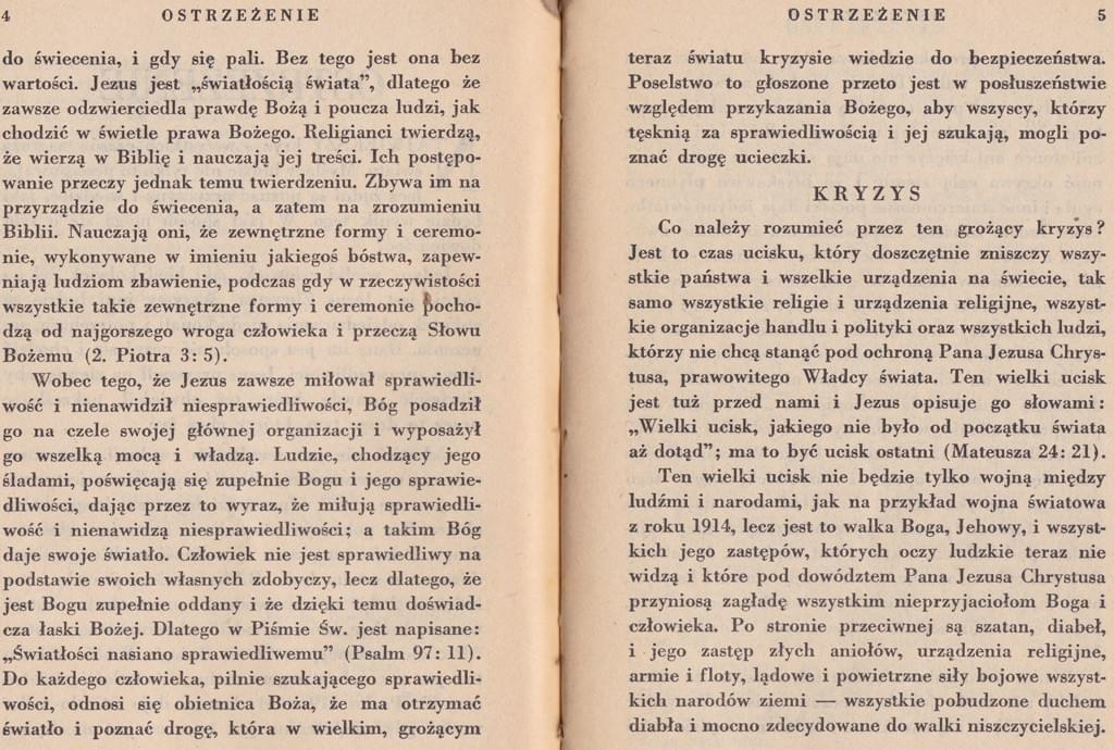 Ostrzeżenie
