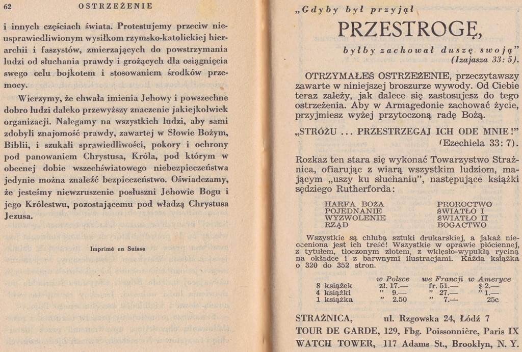 Ostrzeżenie