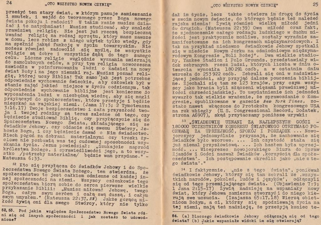 Oto wszystko nowym czynię