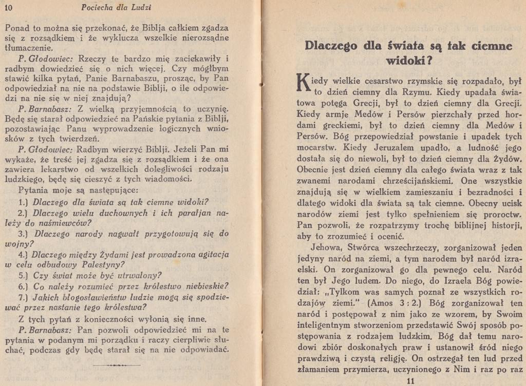 Pociecha dla ludzi