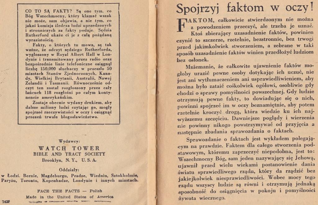 Spojrzyj faktom w oczy