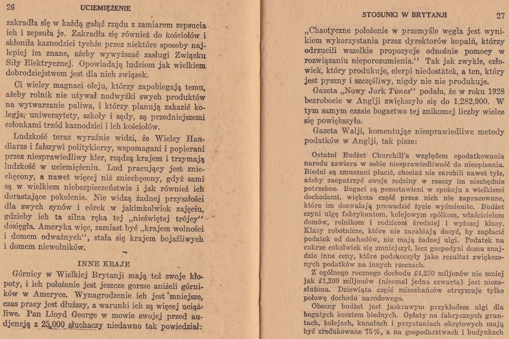 Uciemiężenie - Kiedy się skończy?