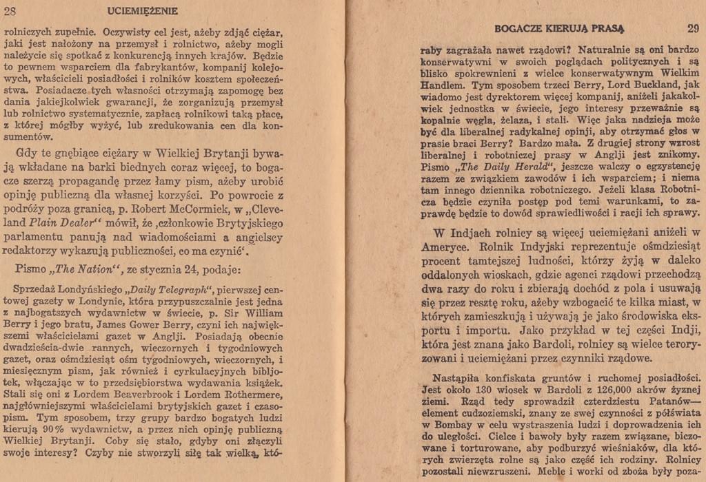 Uciemiężenie - Kiedy się skończy?