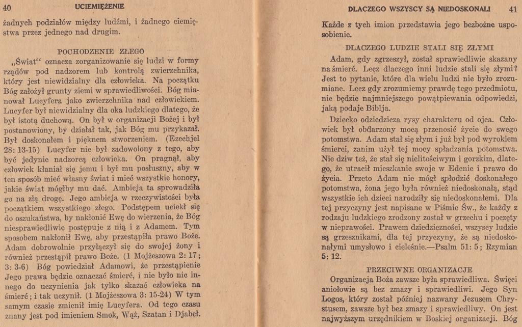 Uciemiężenie - Kiedy się skończy?