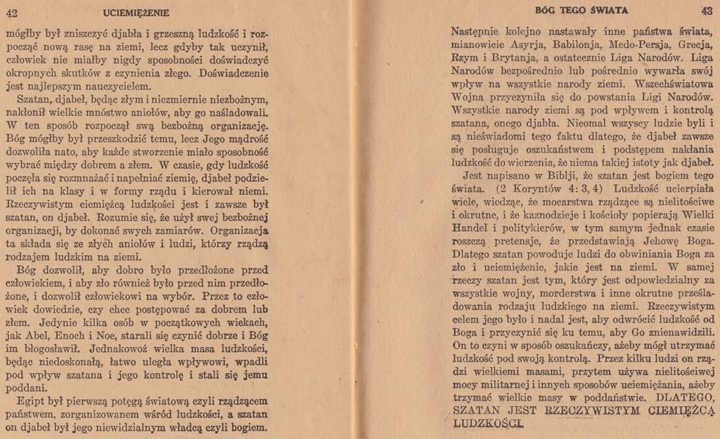 Uciemiężenie - Kiedy się skończy?