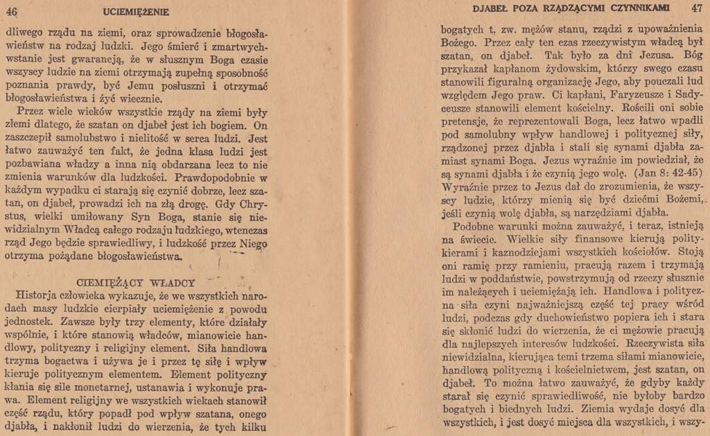 Uciemiężenie - Kiedy się skończy?