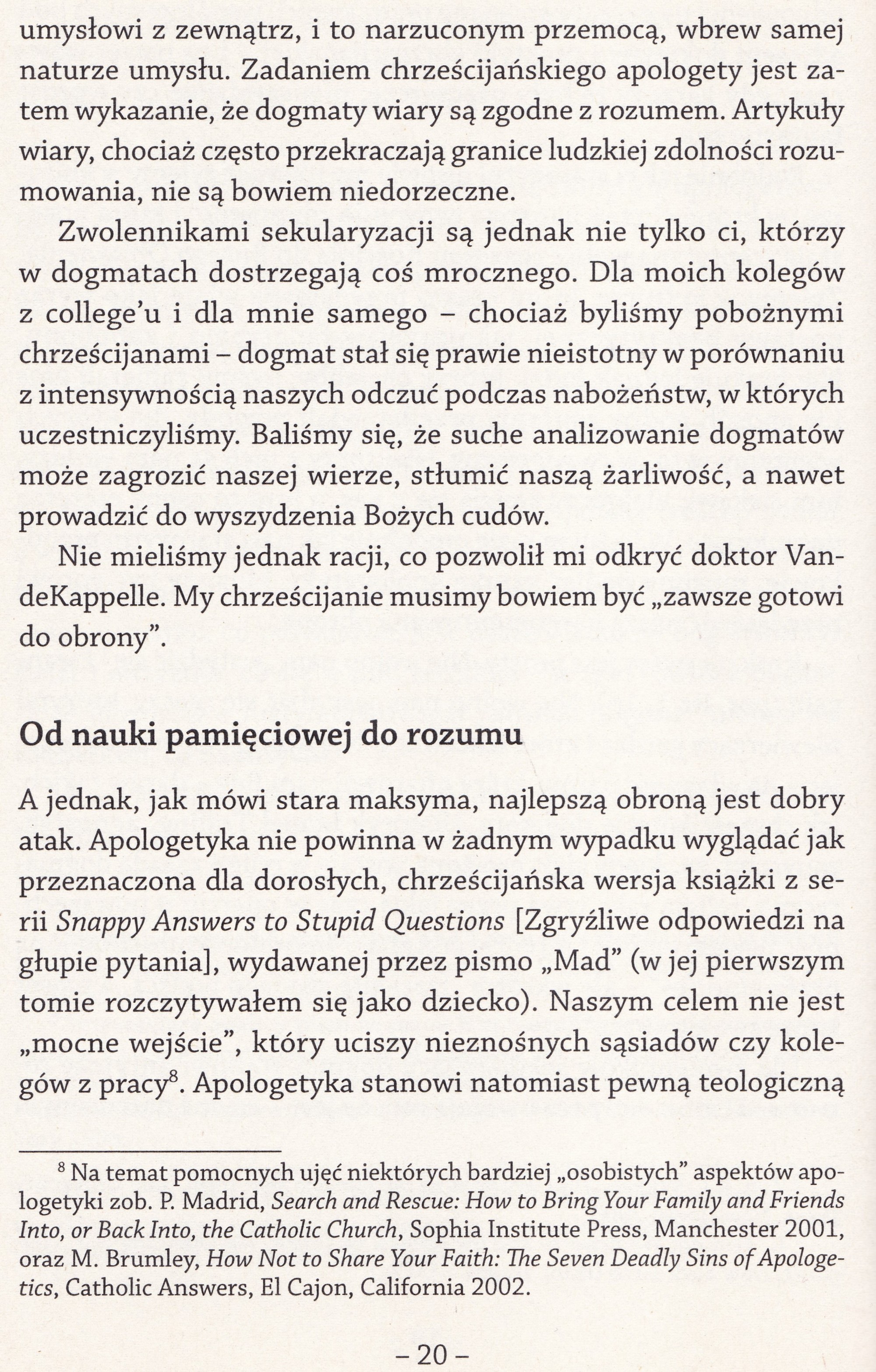 Przyczyny Wiary