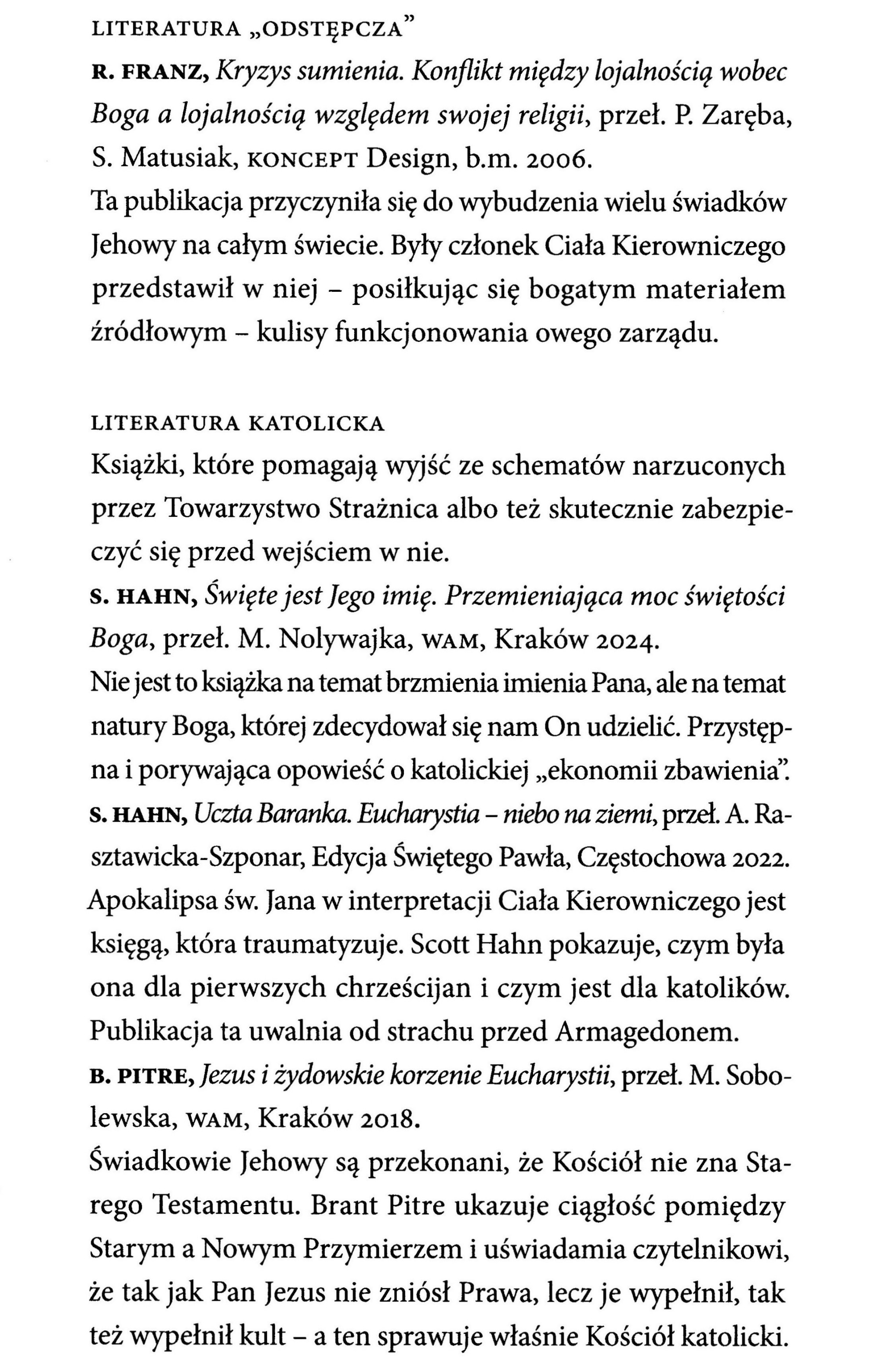 Pszenica i Kąkol - Świadkowie Jehowy