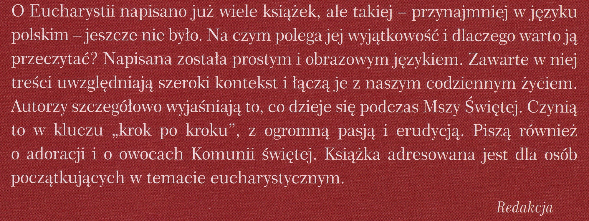 Katechezy Eucharystyczne