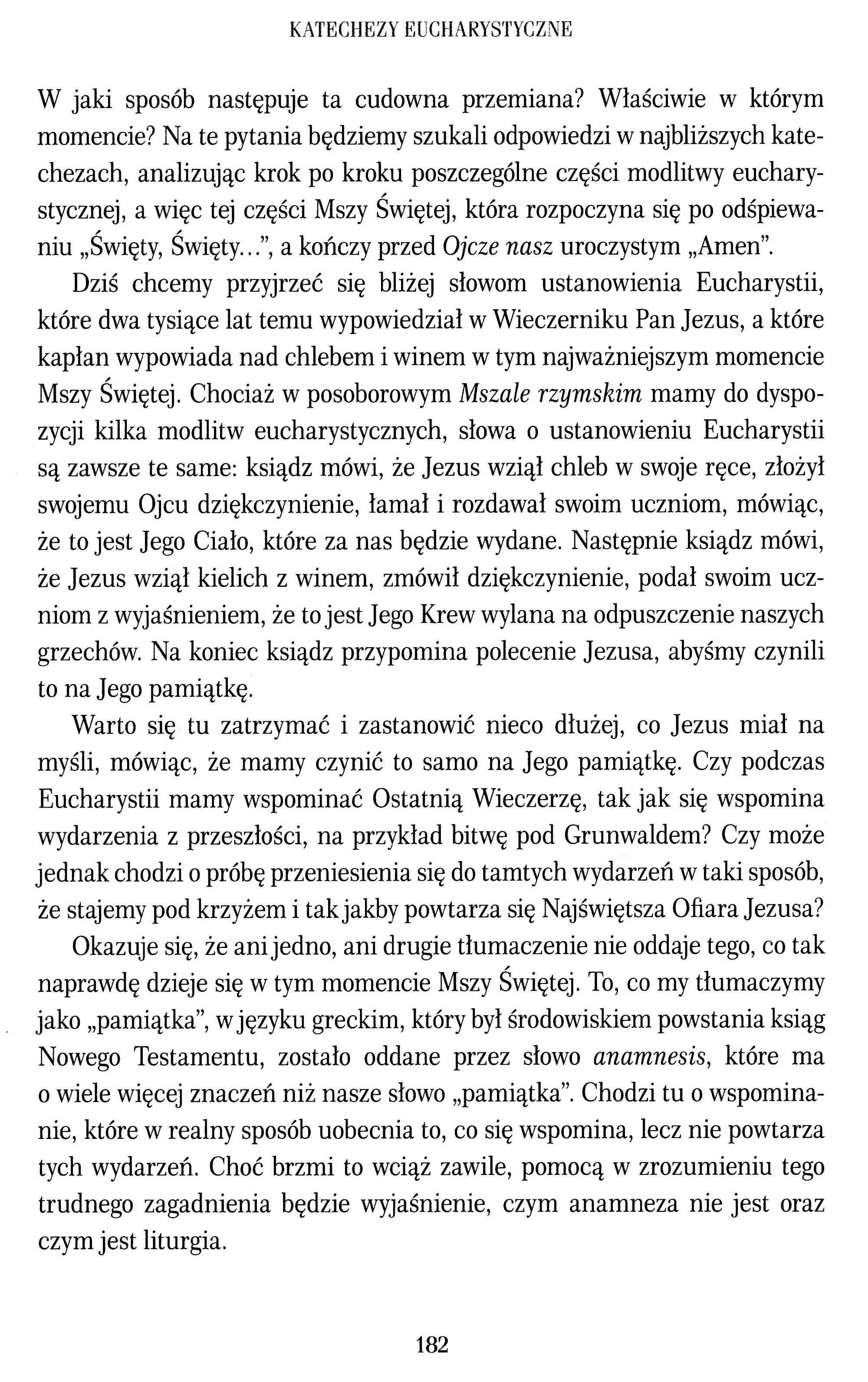 Katechezy Eucharystyczne