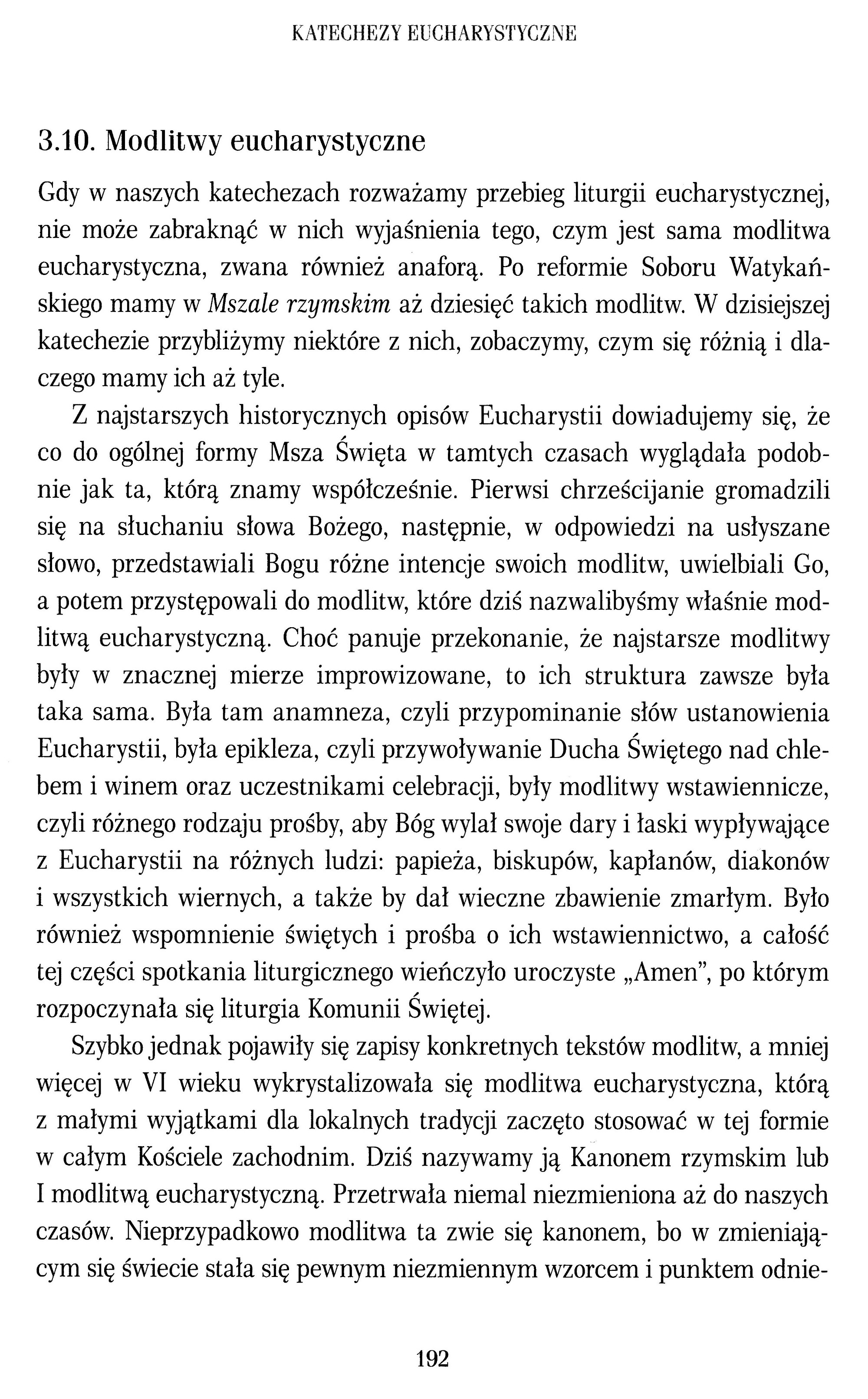 Katechezy Eucharystyczne