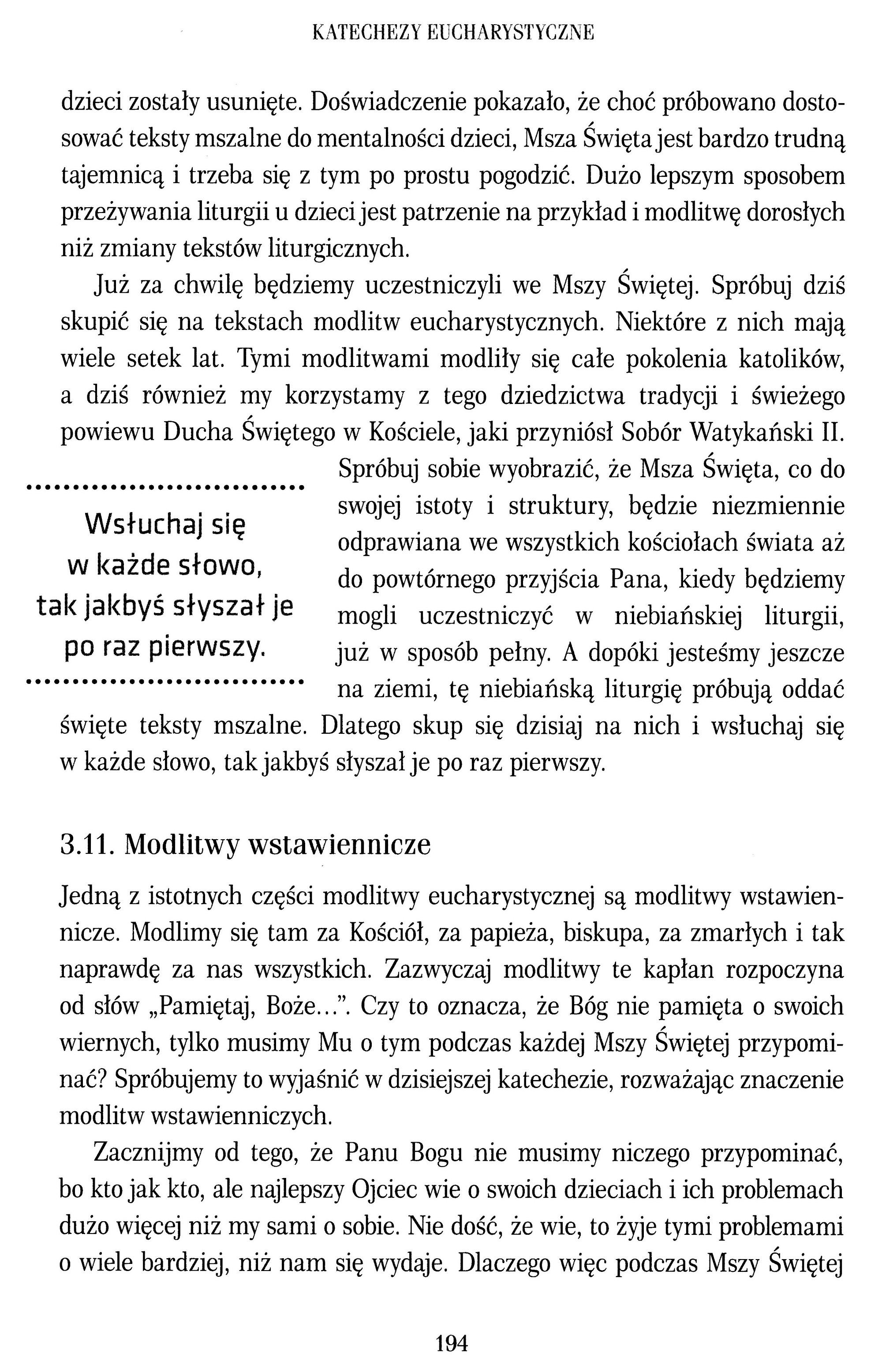 Katechezy Eucharystyczne