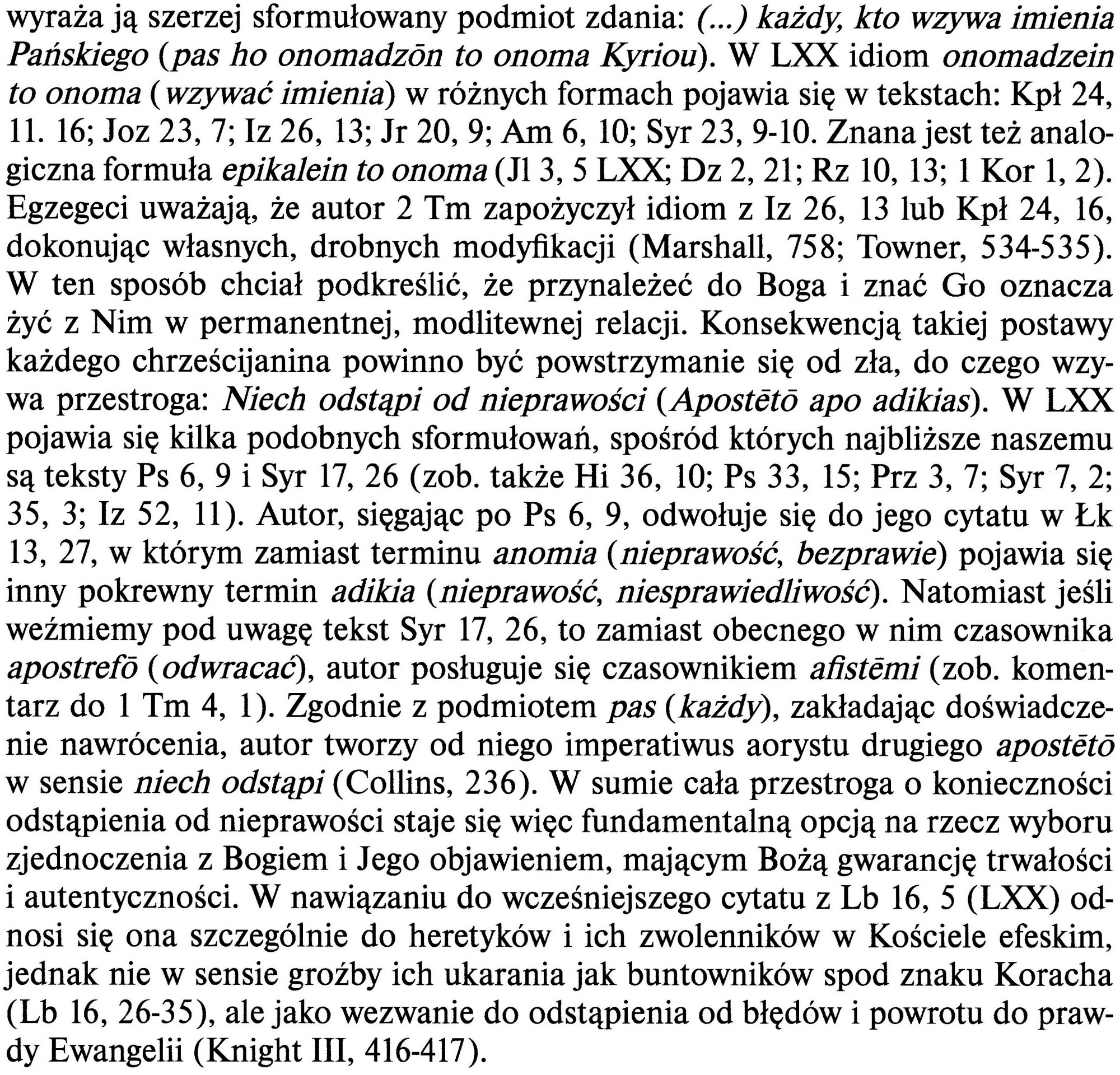 Pierwszy i drugi List do Tymoteusza. List do Tytusa
