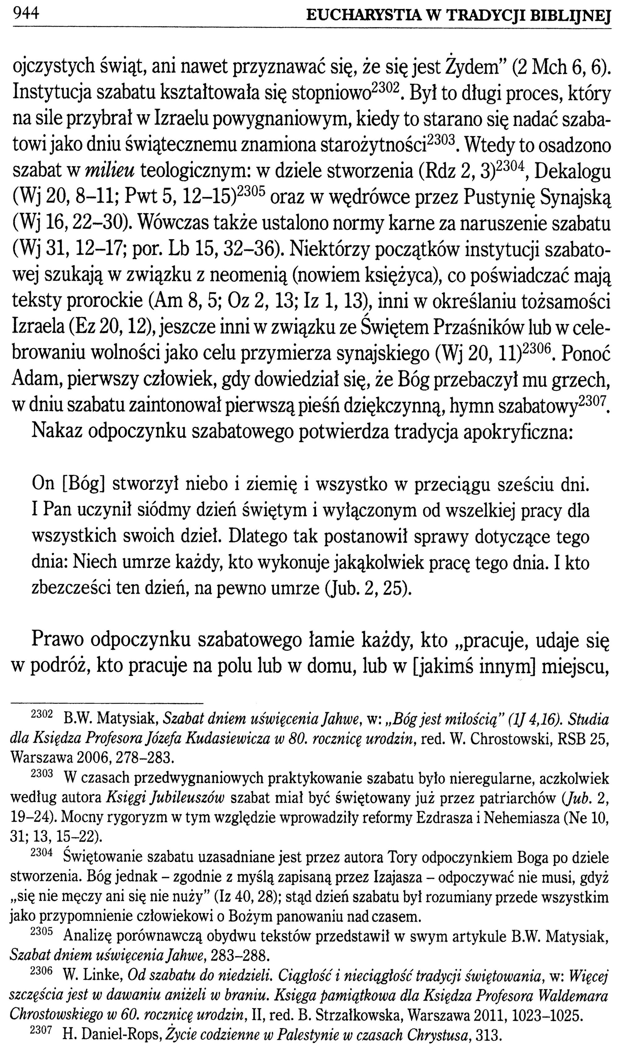 Mariusz Rosik Eucharystia w Tradycji Biblijnej