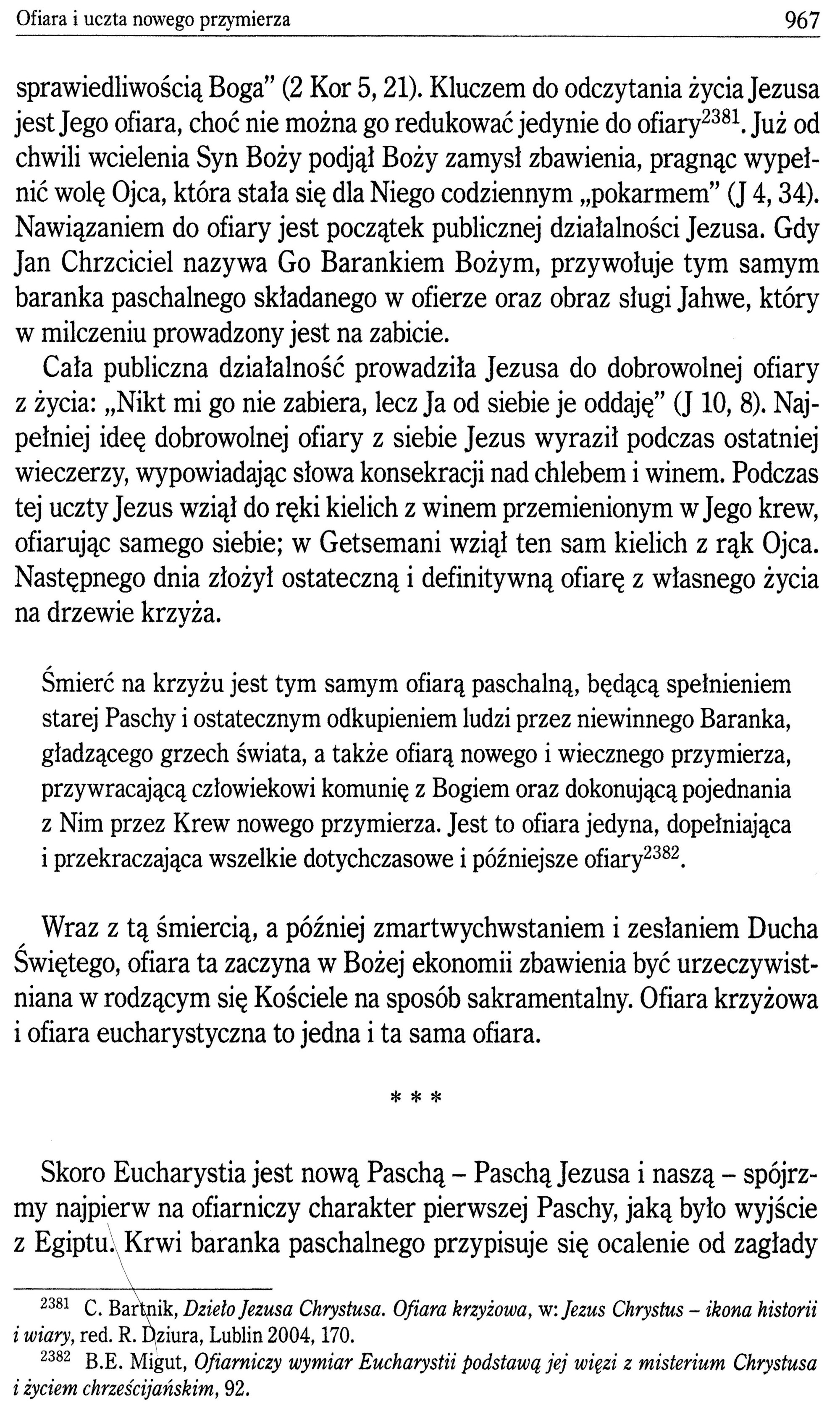 Mariusz Rosik Eucharystia w Tradycji Biblijnej