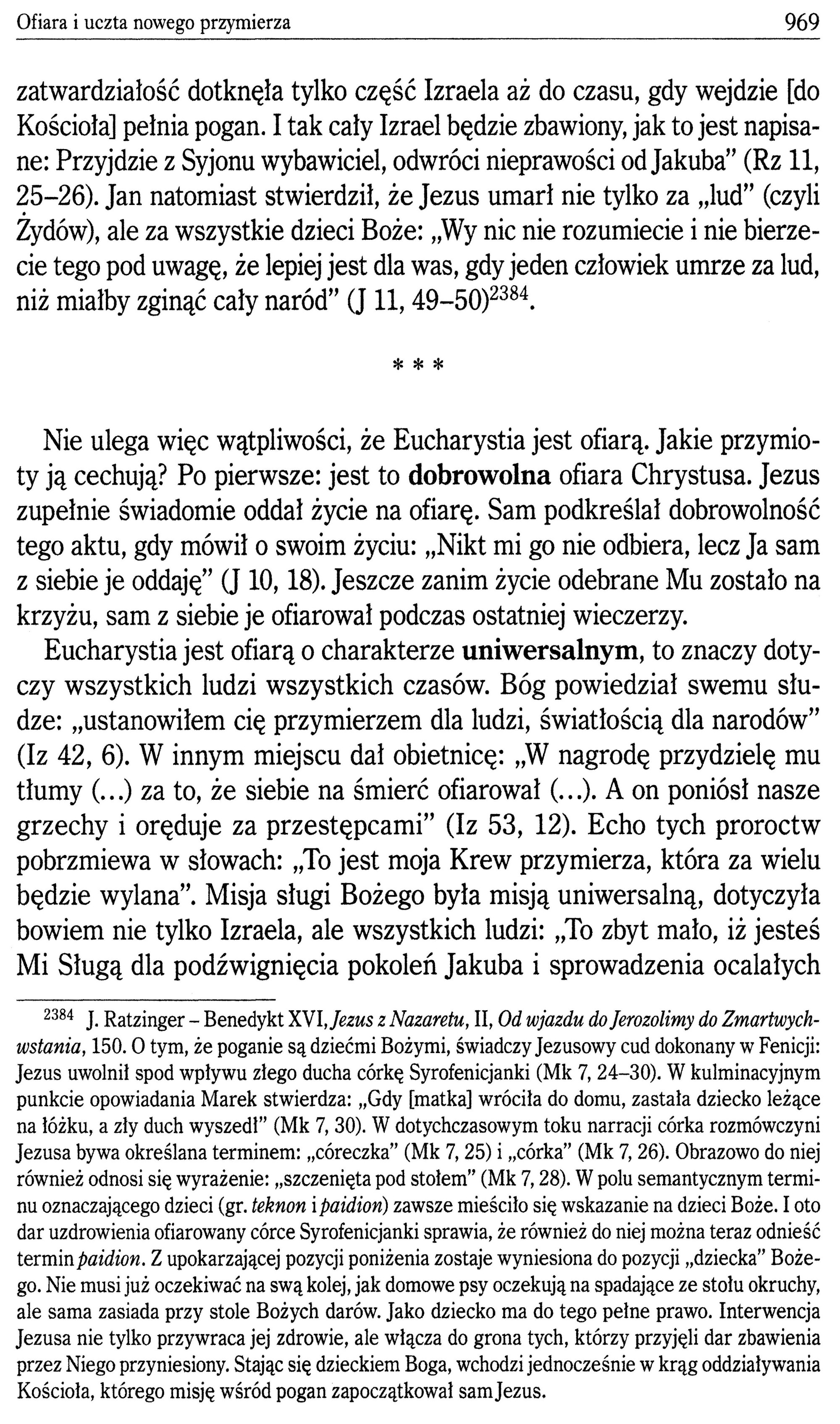 Mariusz Rosik Eucharystia w Tradycji Biblijnej