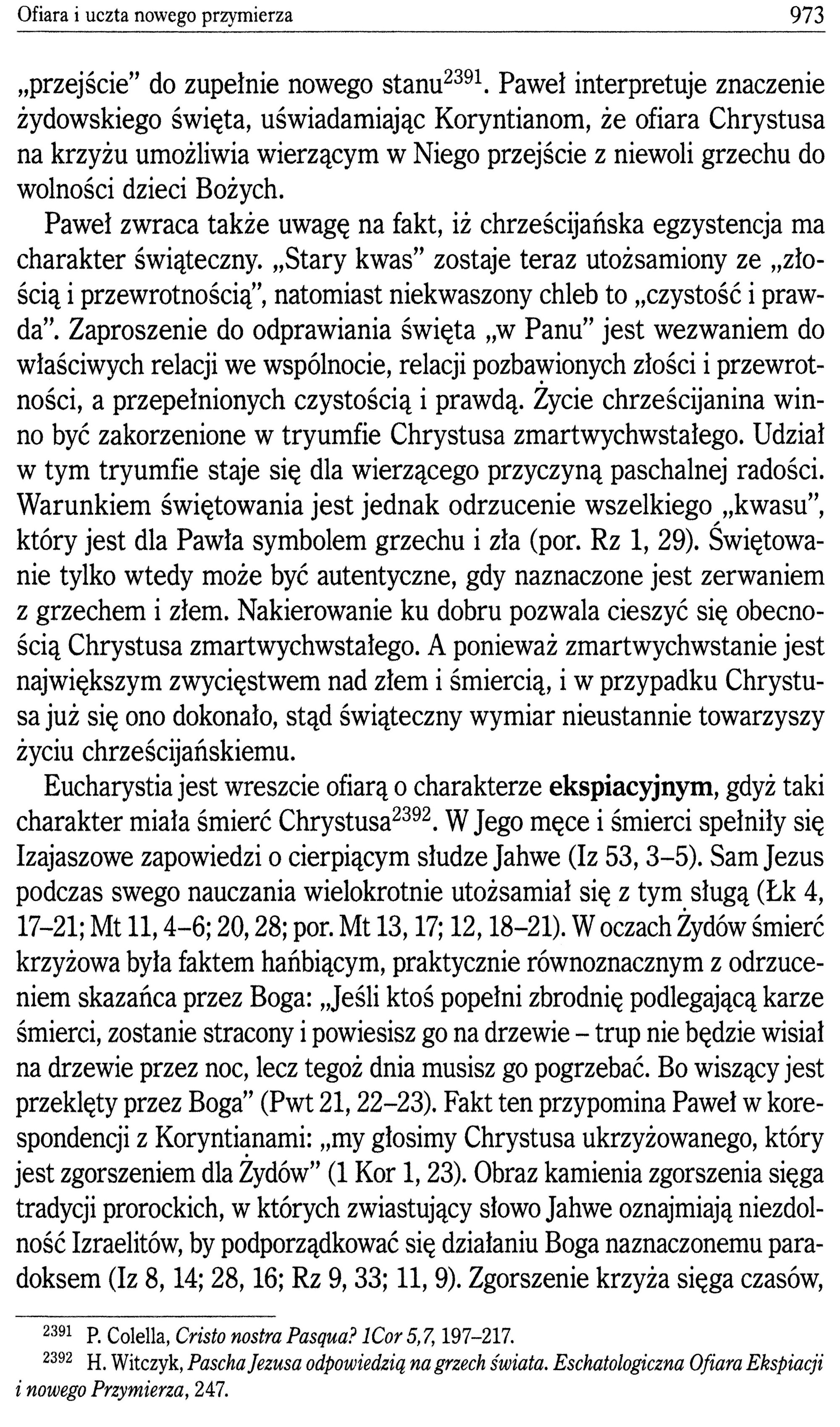 Mariusz Rosik Eucharystia w Tradycji Biblijnej