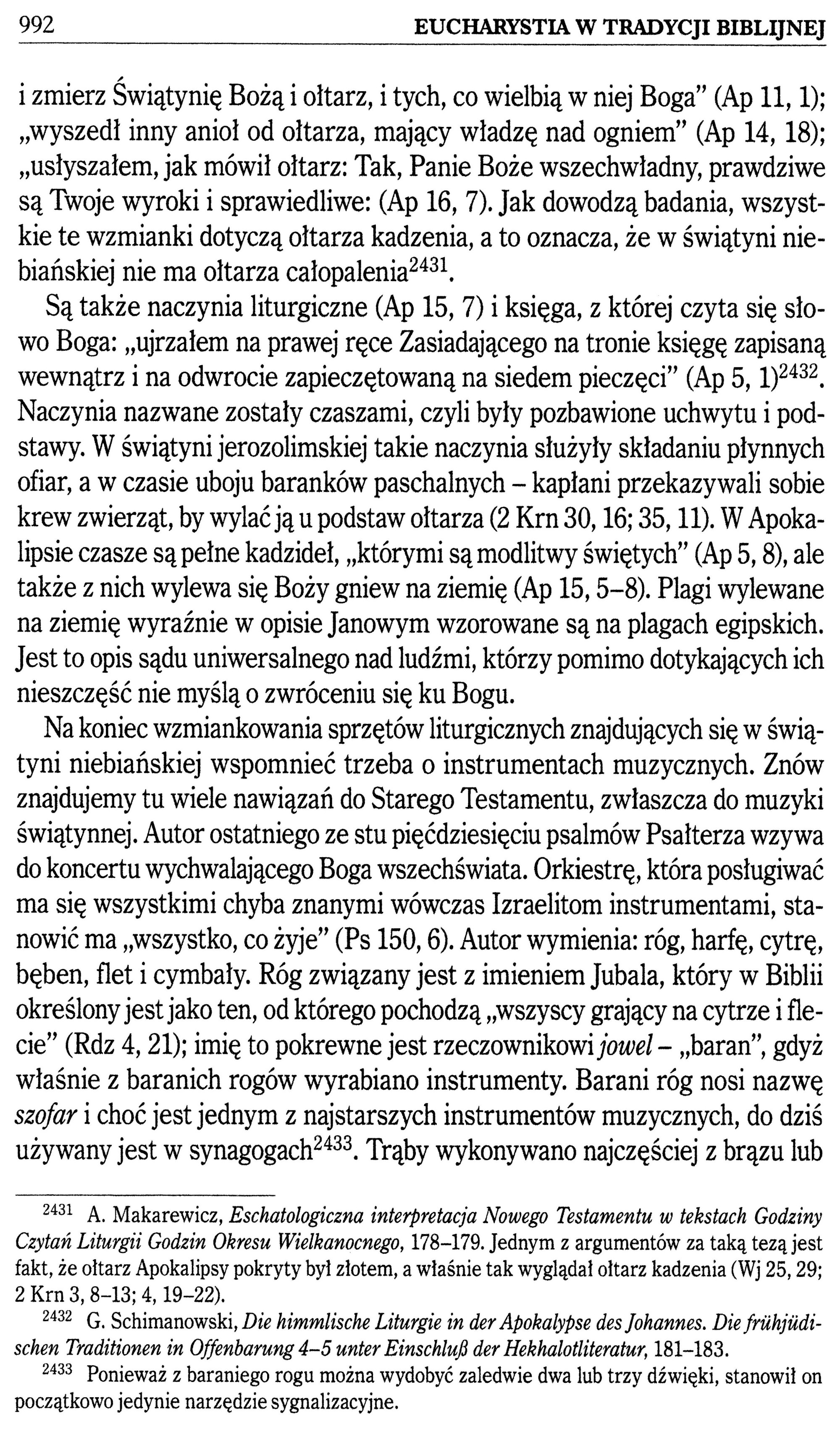 Mariusz Rosik Eucharystia w Tradycji Biblijnej