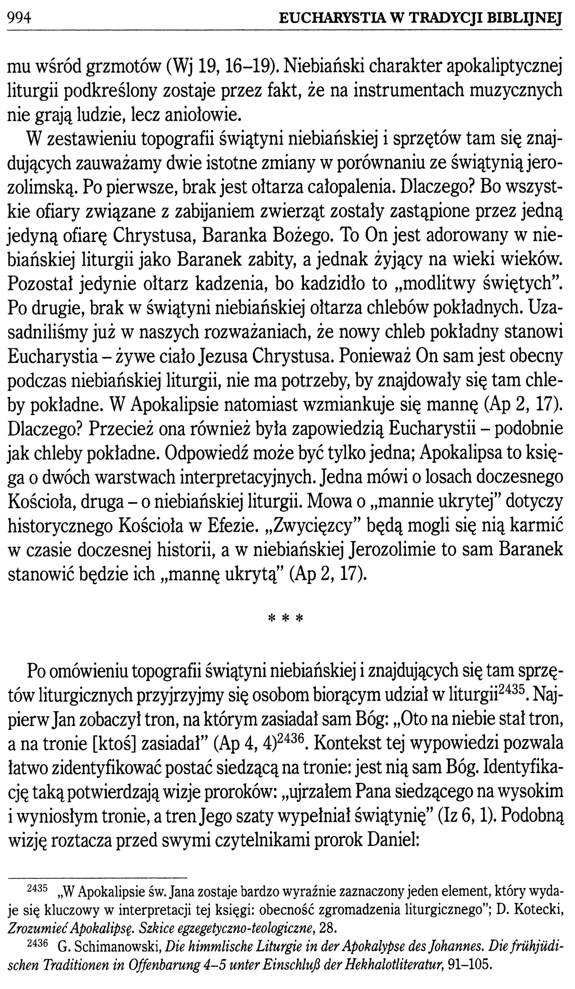 Mariusz Rosik Eucharystia w Tradycji Biblijnej