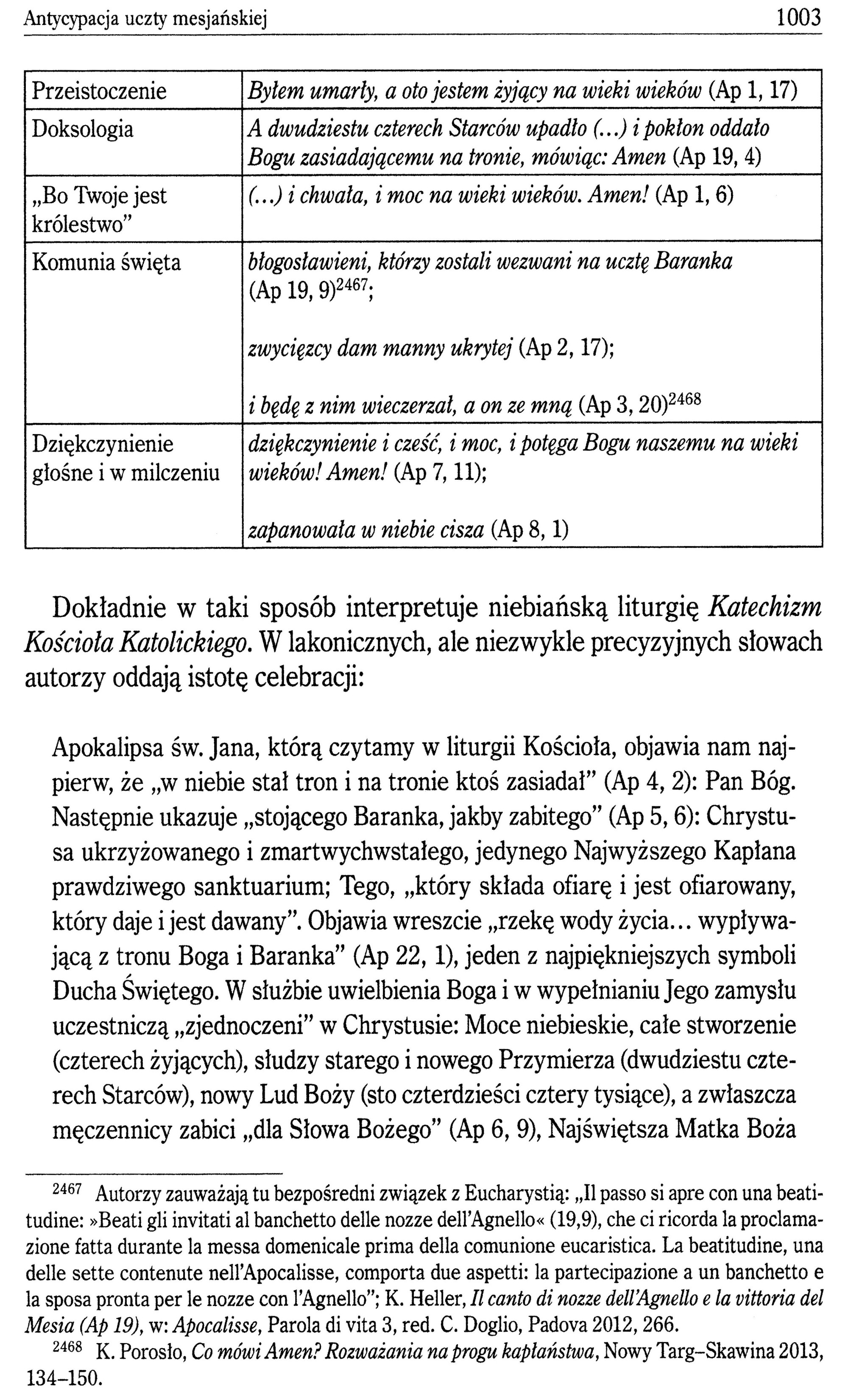 Mariusz Rosik Eucharystia w Tradycji Biblijnej