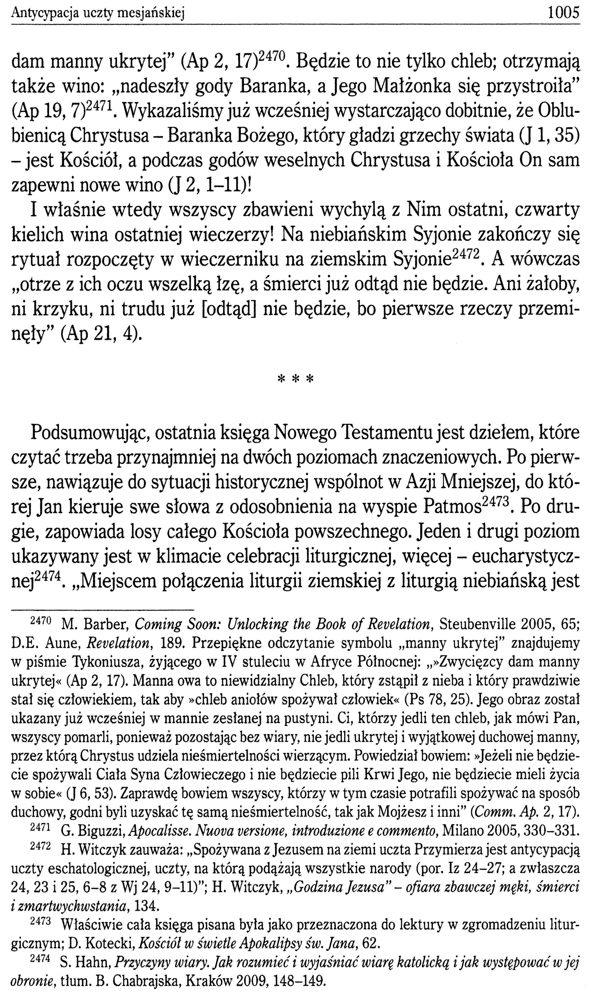 Mariusz Rosik Eucharystia w Tradycji Biblijnej