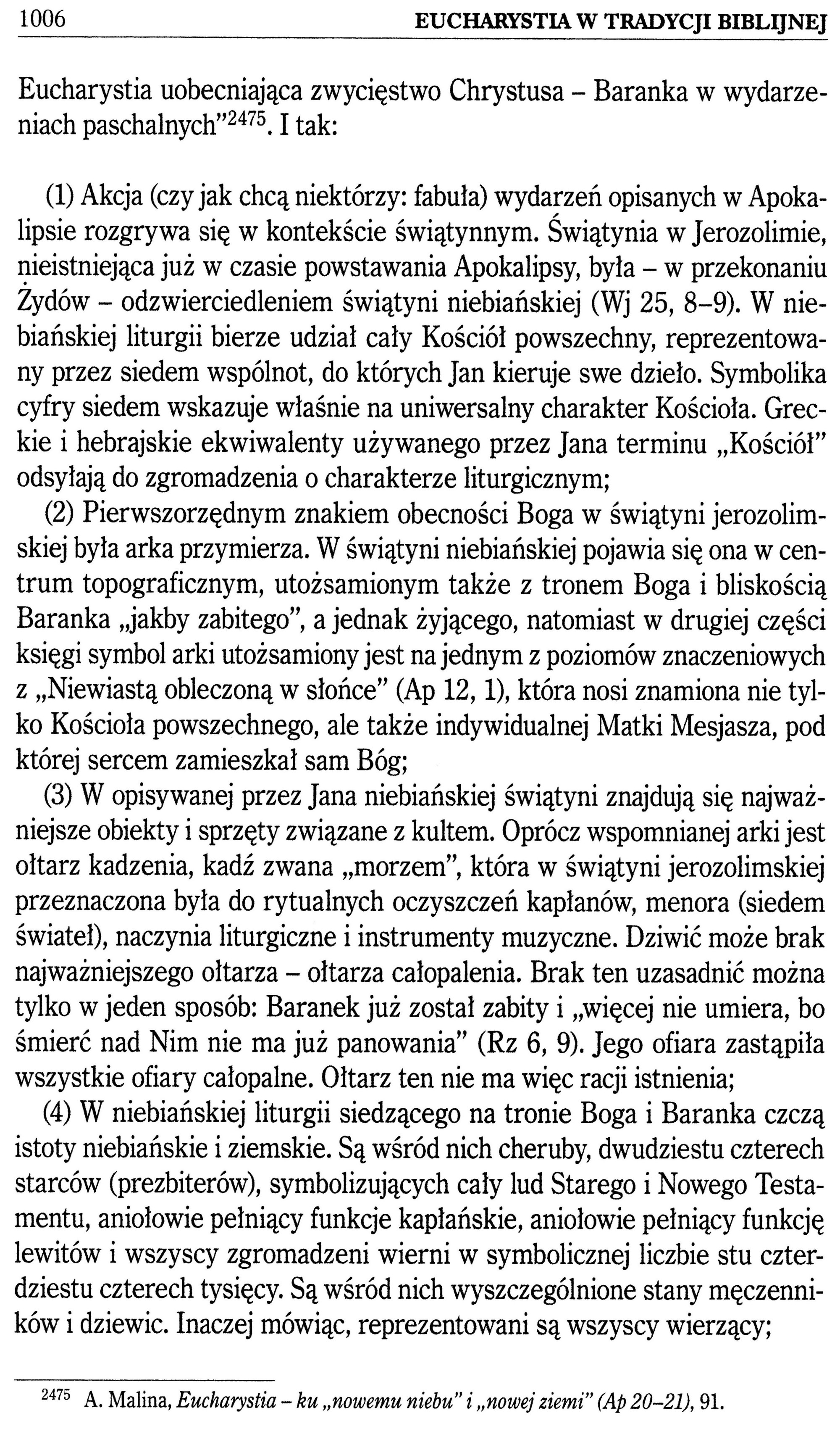 Mariusz Rosik Eucharystia w Tradycji Biblijnej