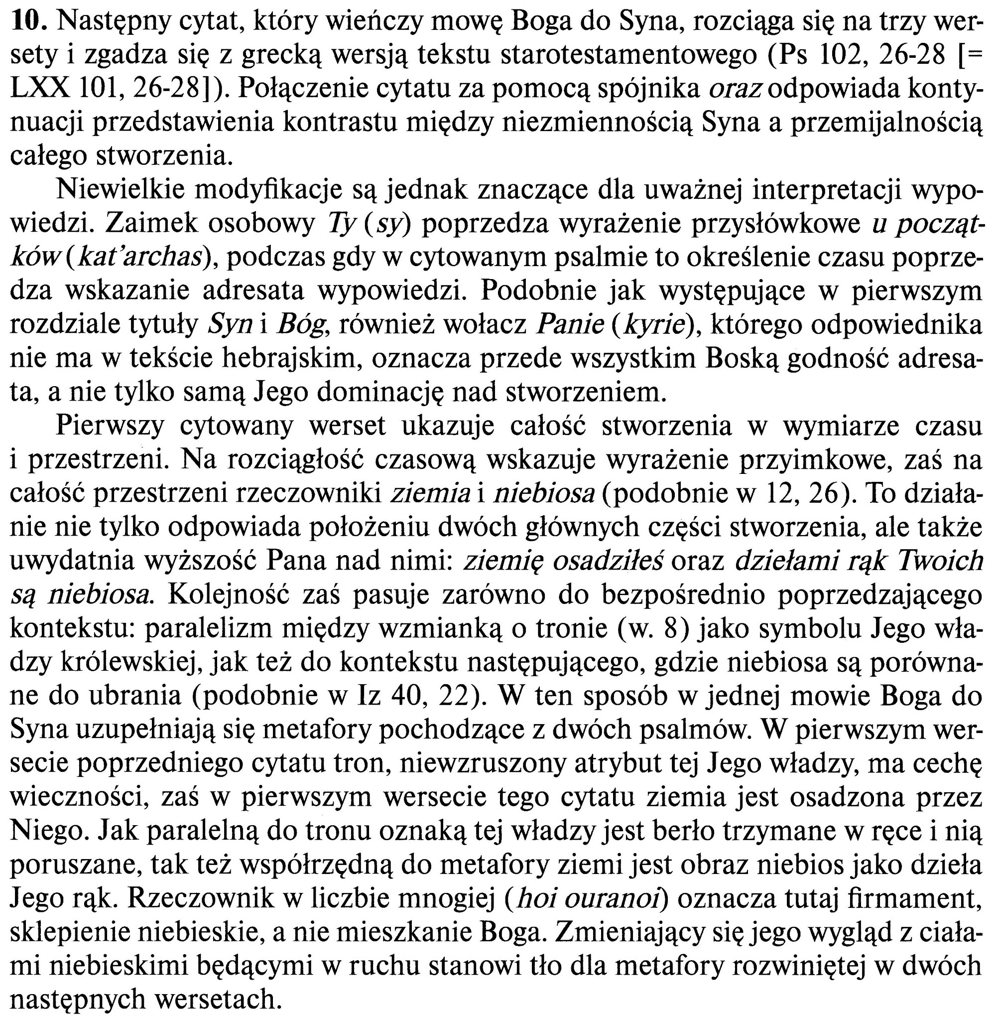 List do Hebrajczyków Św. Paweł