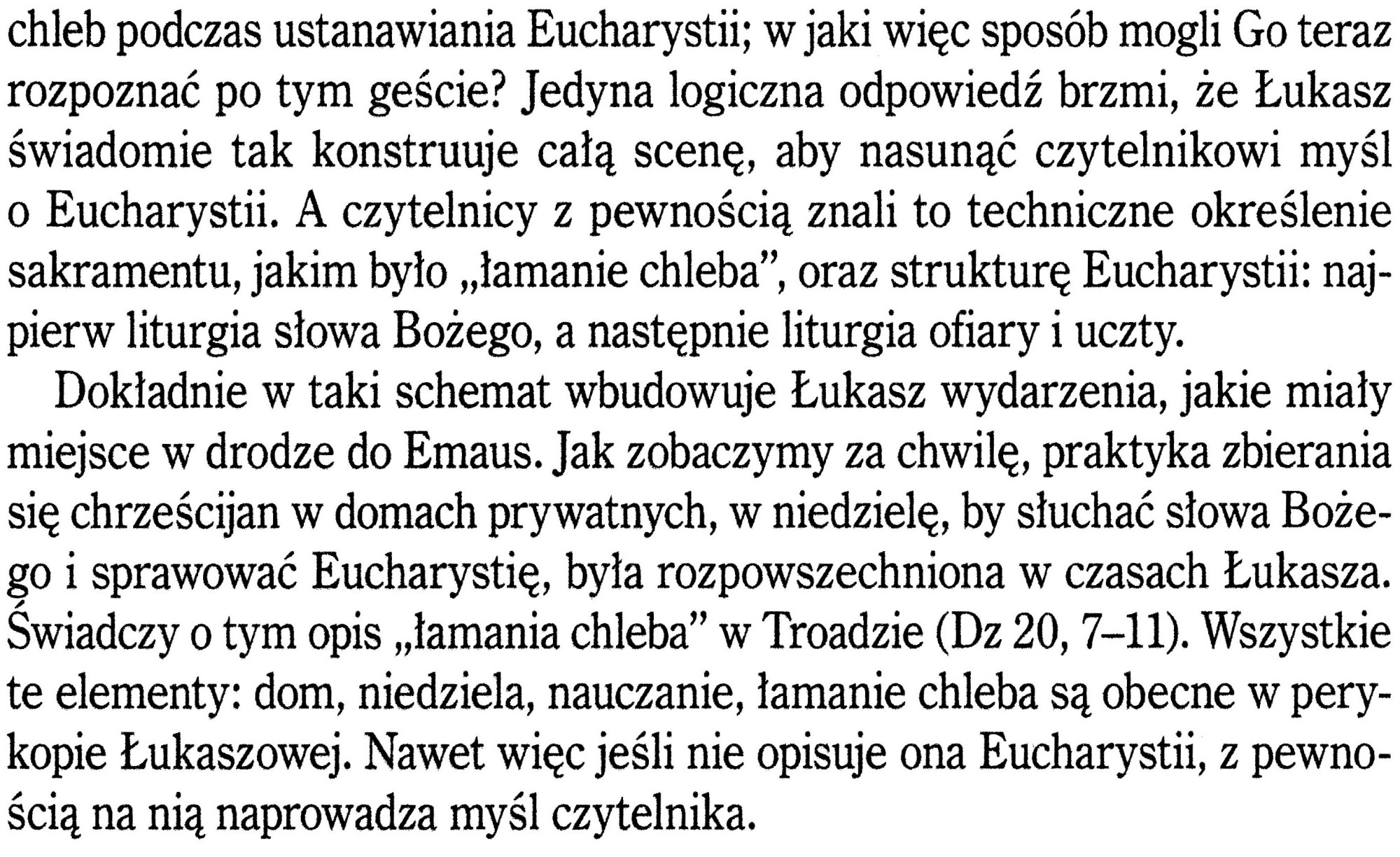 Eucharystia w Tradycji Biblijnej ks. Mariusz Rosiek