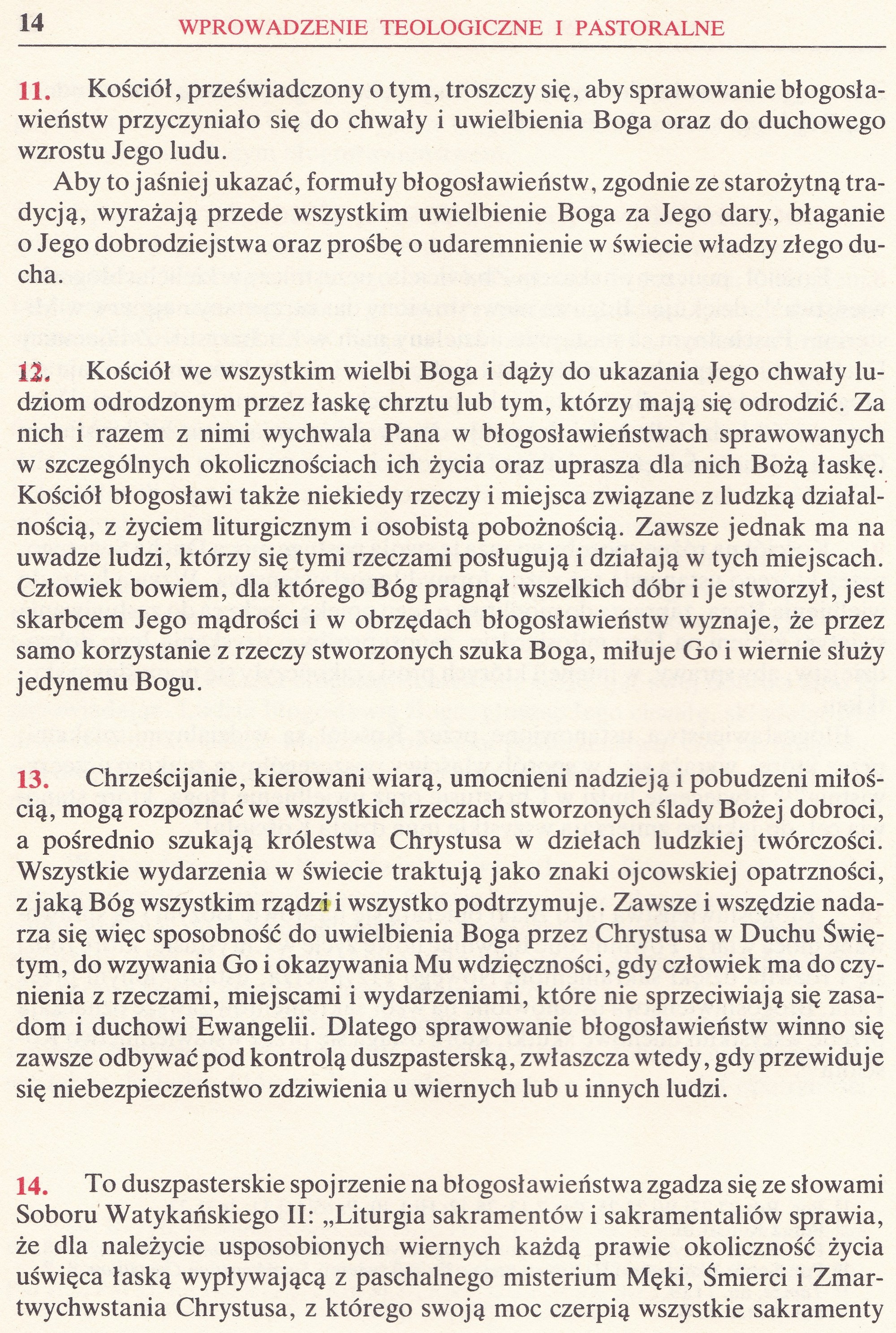 Obrzędy Błogosławieństw