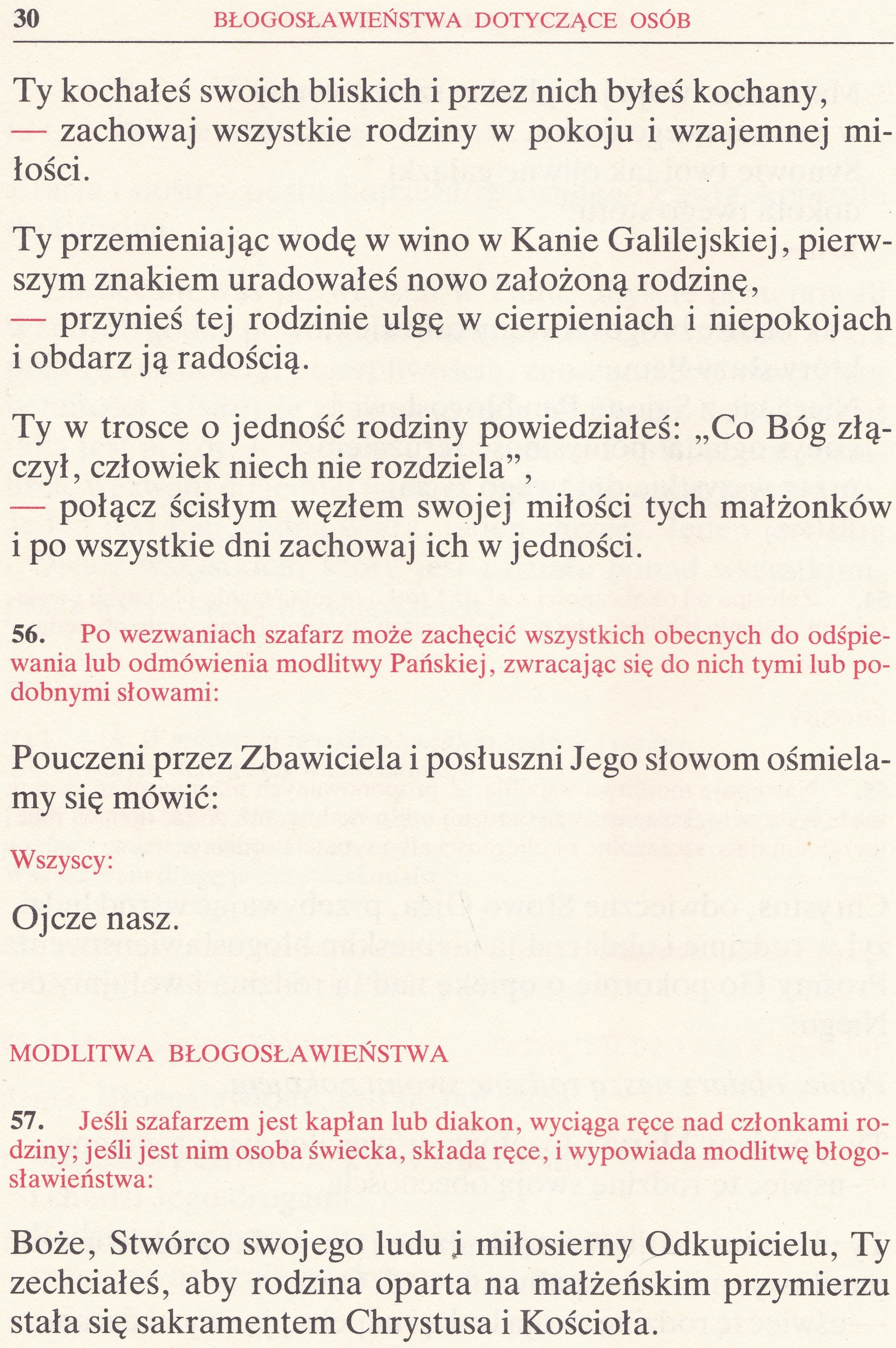 Obrzędy Błogosławieństw