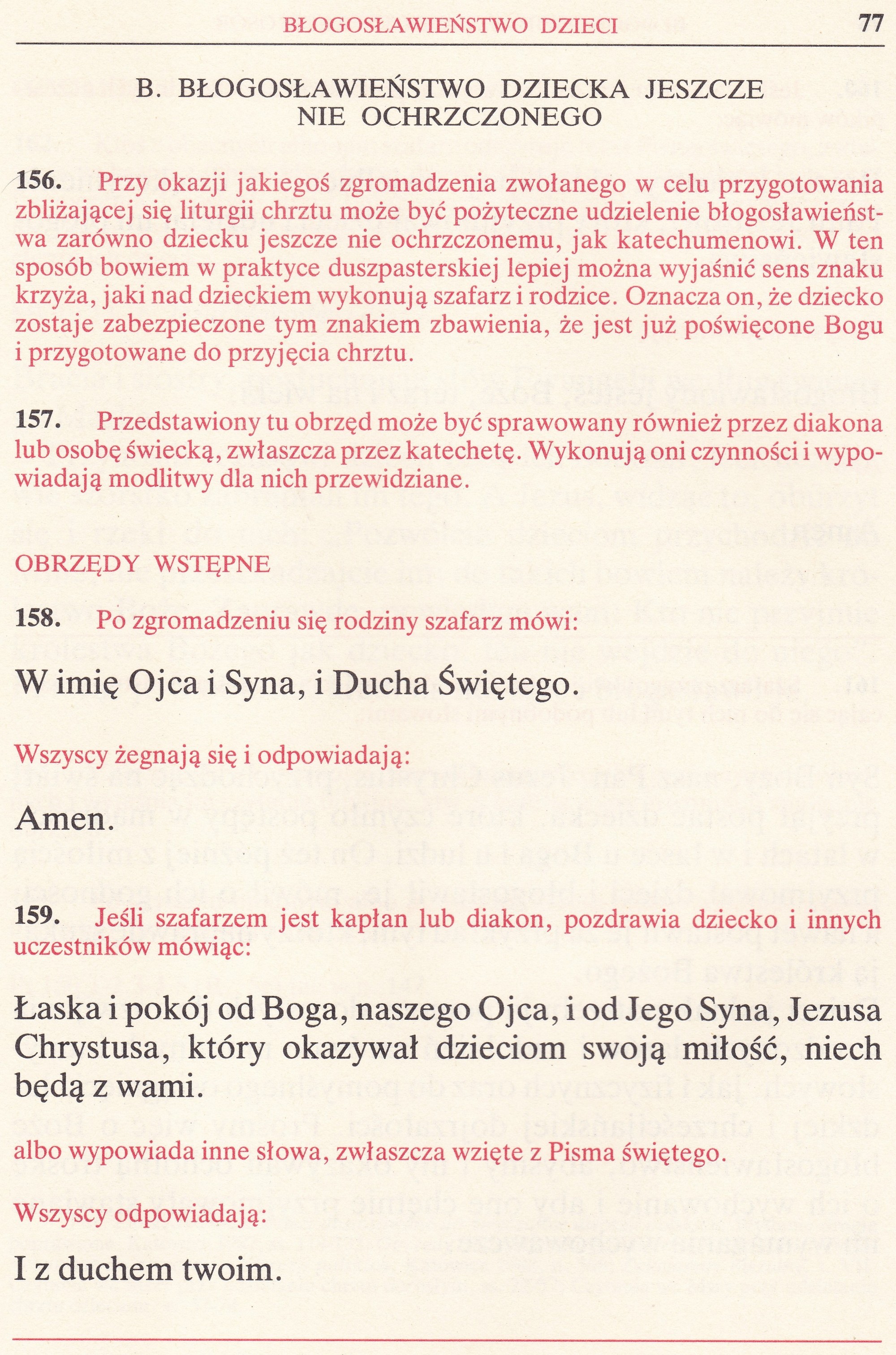 Obrzędy Błogosławieństw