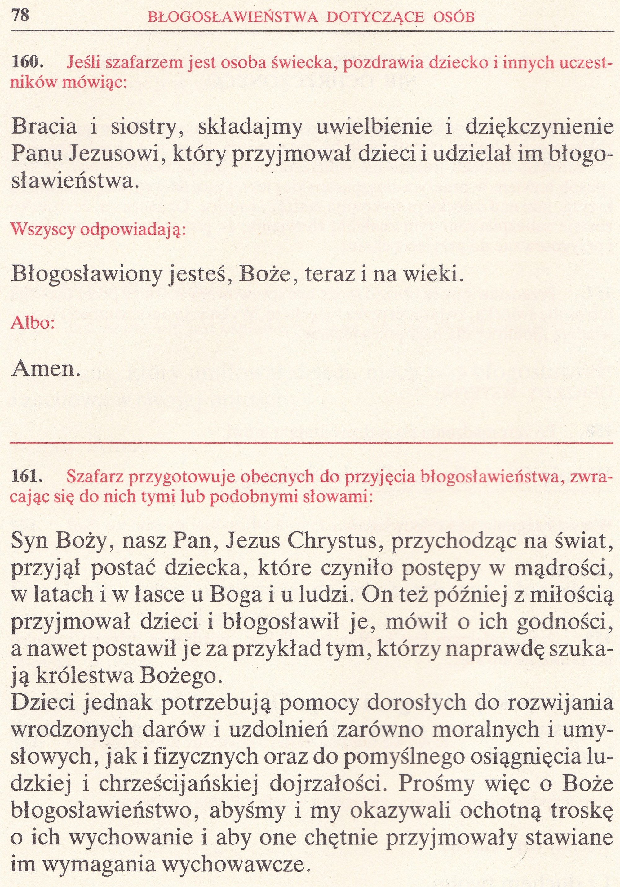 Obrzędy Błogosławieństw