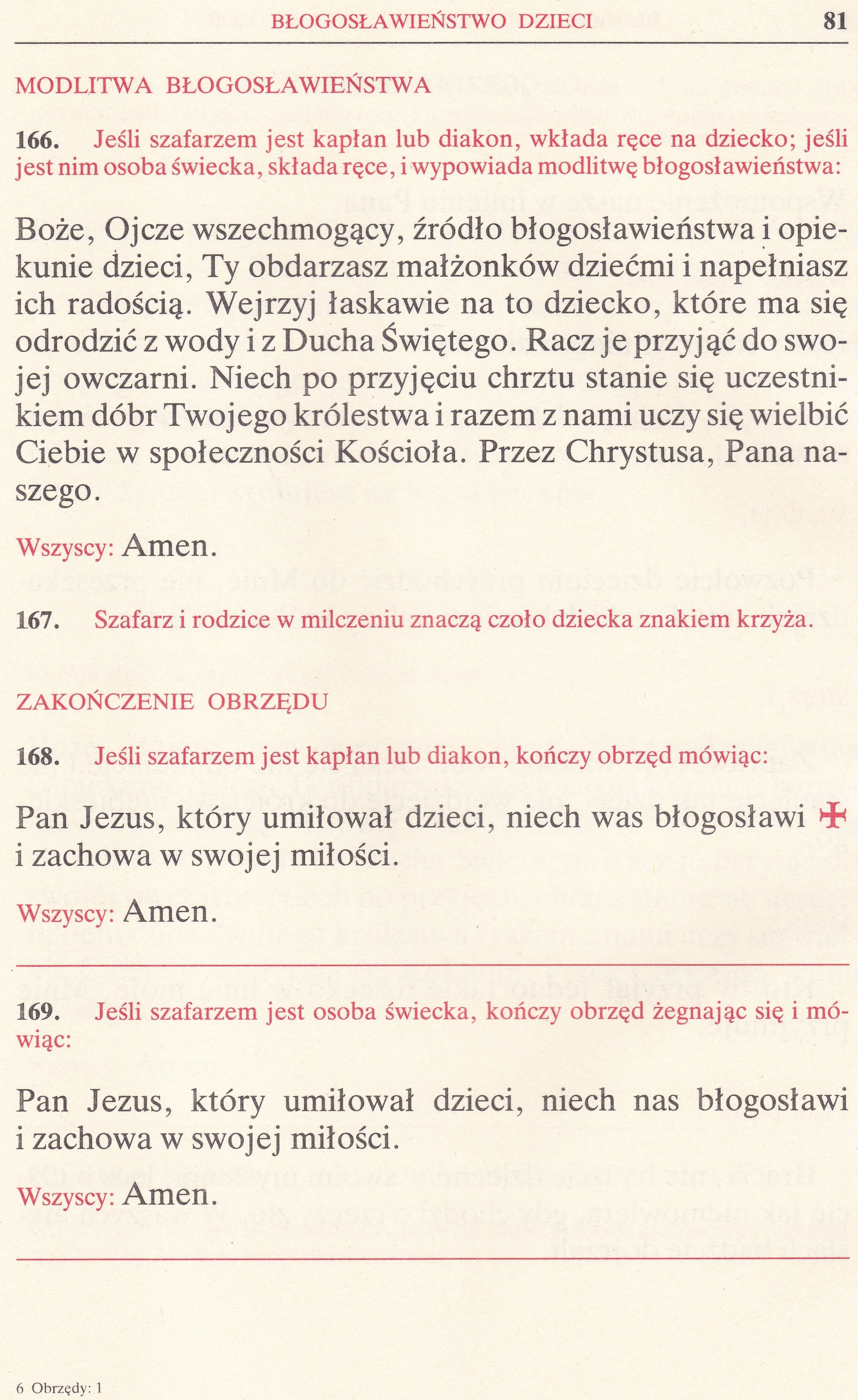 Obrzędy Błogosławieństw