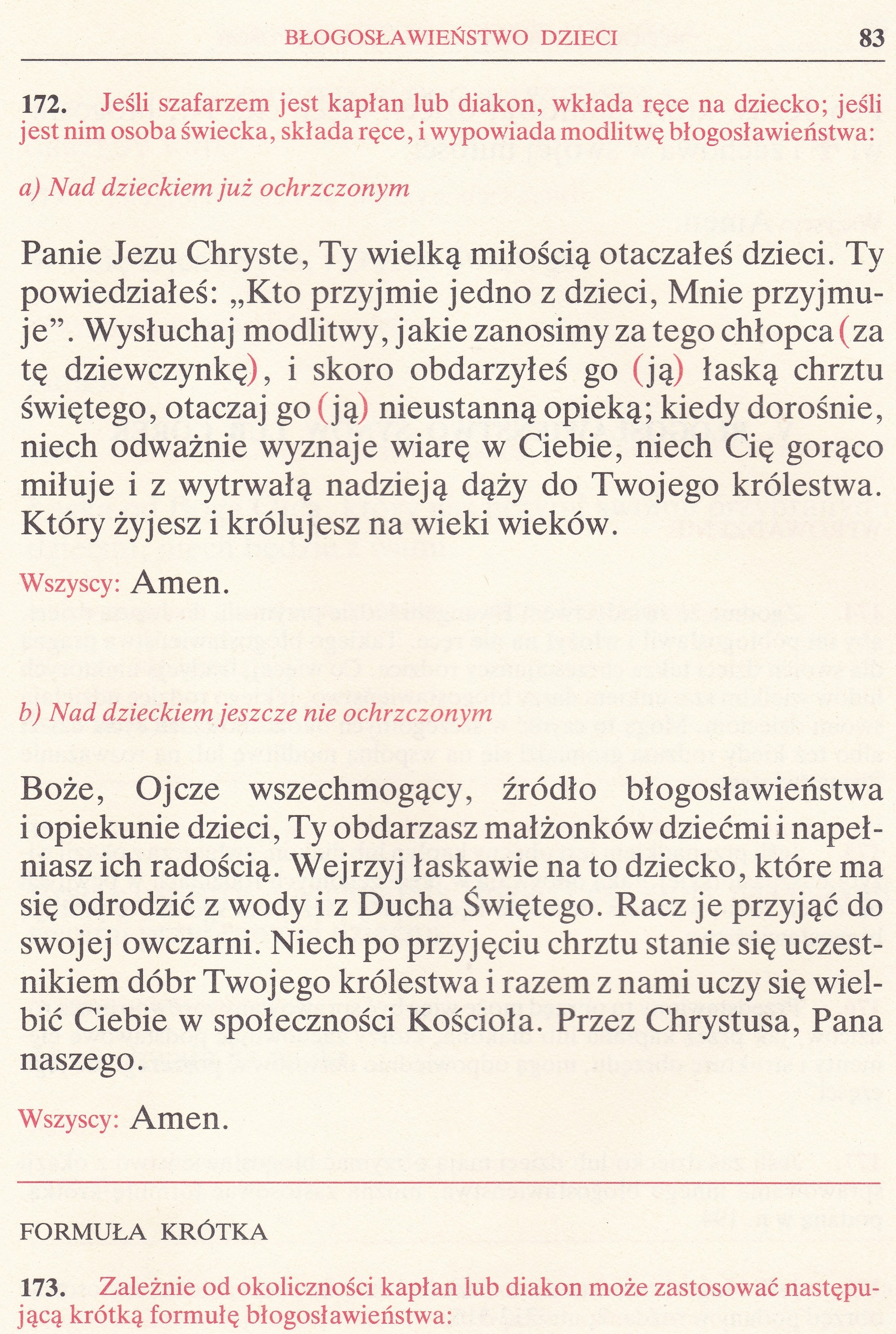 Obrzędy Błogosławieństw